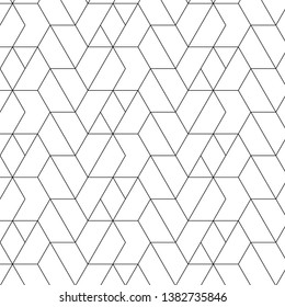 abstract hexagon geometric pattern as background.
