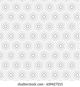 Abstract Hexagon geometric pattern texture or background