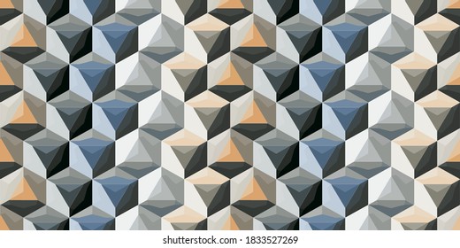 Abstract Hexagon Geometric texture. White Surface illustration. Light bright and clean hexagonal grid pattern Background, randomly wave colorful wall background.