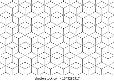 Resumen del patrón de textura de fondo del vector geométrico hexagonal.