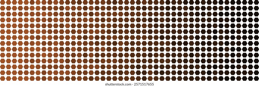Abstract Hexagon and Gradient Pattern