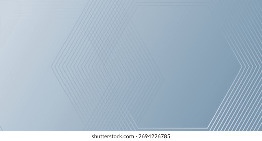 Abstrakte Sechseck grauen Linien digitalen Hintergrund. Langsame Linien.