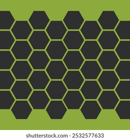 Abstract hexagon honeycomb background design. beehive with hexagon grid cells on color background.
