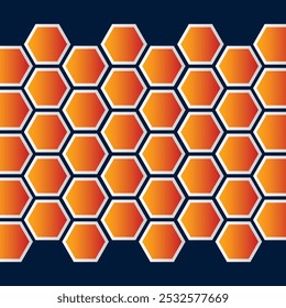 Abstrato hexágono honeycomb projeto de fundo. colmeia com células de grade de hexágono no fundo de cor.