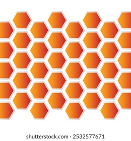 Abstrato hexágono honeycomb projeto de fundo. colmeia com células de grade de hexágono no fundo de cor.