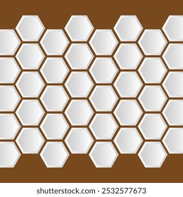 Abstractas diseño de fondo de panal hexagonal. colmena con celdas de rejilla hexagonal sobre fondo de color.