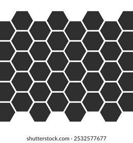 Abstrato hexágono honeycomb projeto de fundo. colmeia com células de grade de hexágono no fundo de cor.