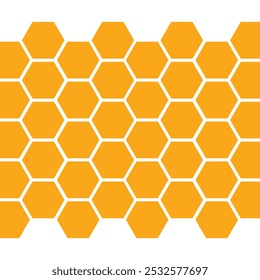 Abstractas diseño de fondo de panal hexagonal. colmena con celdas de rejilla hexagonal sobre fondo de color.