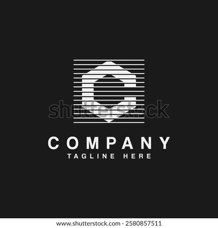 Abstract Hexagon Letter C Logo Design