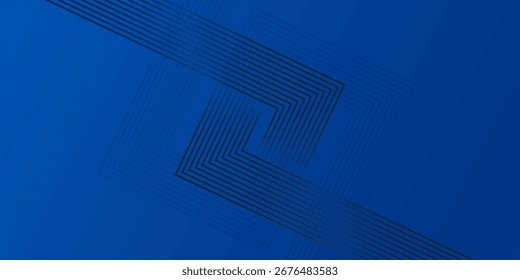 Abstractas líneas hexagonales de fondo azul. Raya geométrica black.line diseño de arte moderno. eps10 Vector. 