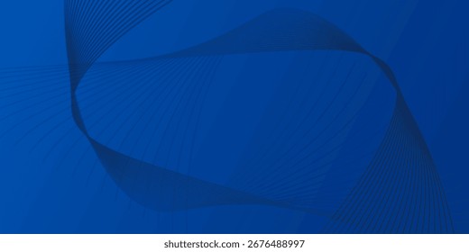 Abstract hexagon lines blue background. Geometric stripe black.line art design modern. modern