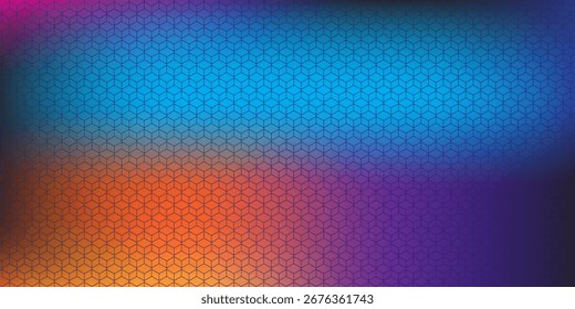 Abstract hexagon lines in colored luxury modern futuristic background vector illustration,
