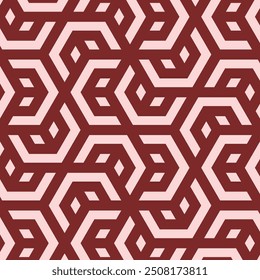 Abstrakte Sechsecklinien auf blauem Hintergrund. Geometrisches Streifenliniendesign für Poster, Broschüre, Cover, Website, Banner. Sechseckmuster. Retro-Stil Konzept.