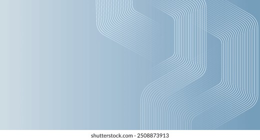 Abstract hexagon lines on gray background. Geometric stripe line art design for poster, brochure, cover, website, banner.