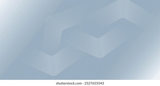 Abstrakte Sechsecklinien auf grauem Hintergrund. Geometrisches Streifenlinienbild 