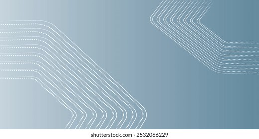 Abstract hexagon lines on gray background. Modern geometric lines glow line art design