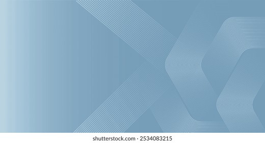 Abstract hexagon lines on gray background. Geometric stripe line art design modern.eps10