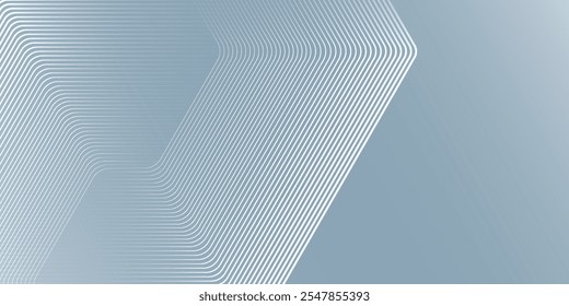 Abstrakte Sechsecklinien auf grauem Hintergrund einfach