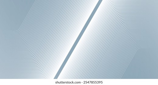 Abstract hexagon lines on gray background simple art modern