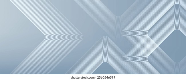Abstract hexagon lines on gray background. Geometric stripe line art design modern. vector eps 10