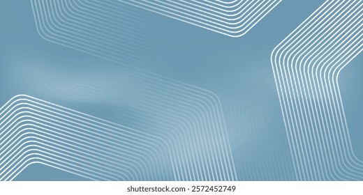 Abstract hexagon lines on gray background. Geometric stripe line art design modern.eps10