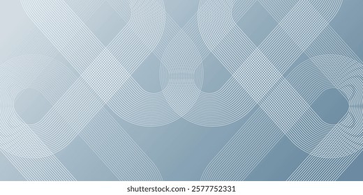 Abstract hexagon lines on gray background. Geometric stripe line art design for poster, brochure, cover, website, banner.
