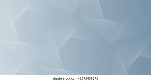 Abstract hexagon lines on gray background. Geometric stripe line art design modern