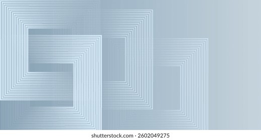 Abstract hexagon lines on gray background. Geometric stripe line art design modern