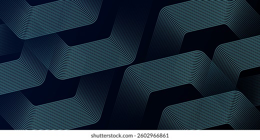 Abstract hexagon lines on gray background. Geometric stripe line art design modern. eps 10