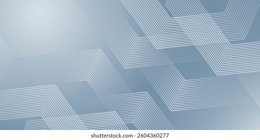 Abstract hexagon lines on gray background. Geometric stripe line art design for poster, brochure, cover, website, banner. vector 