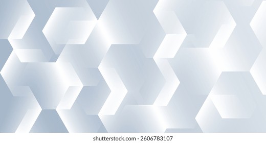 Abstract hexagon lines on gray background. Geometric stripe line art. eps 10