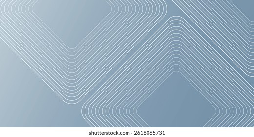 Abstract hexagon lines on gray background. Geometric stripe line art design for poster, brochure, cover, website, banner.