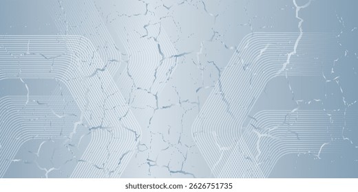 Abstract hexagon lines on gray background. Geometric stripe line art design for poster, brochure, cover, website, banner. modern trendy design 