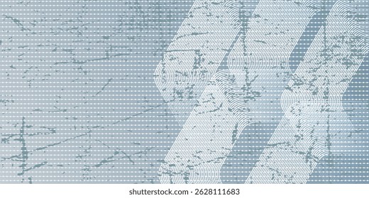 Abstract hexagon lines on gray background. Geometric stripe line art design modern