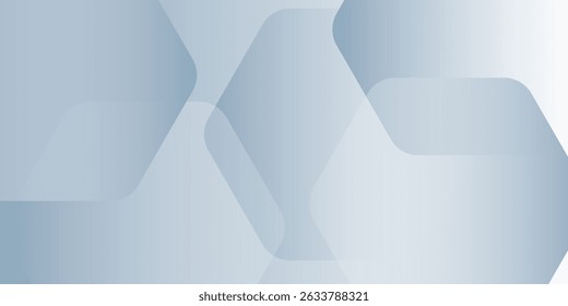 Linhas hexágonas abstratas sobre fundo cinza. Projeto de arte de linha de faixa geométrica para cartaz, brochura, capa, site, banner. eps 10