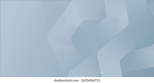 Abstract hexagon lines on gray background. Geometric stripe line art design modern