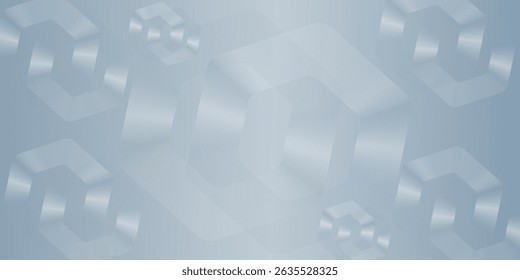 Abstractas líneas hexagonales sobre fondo gris. Diseño de arte de línea de rayas geométricas moderno