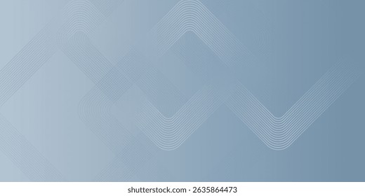 Linhas hexágonas abstratas sobre fundo cinza. Projeto de arte de linha de faixa geométrica para cartaz, brochura, capa, site, banner. ilustração vetorial