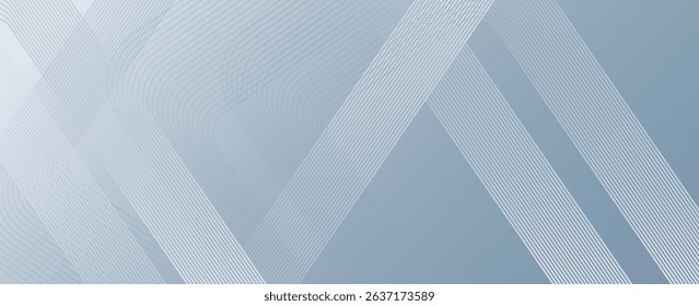 Abstract hexagon lines on gray background. Geometric stripe line art design for poster, brochure, cover, website, banner. eps 10
