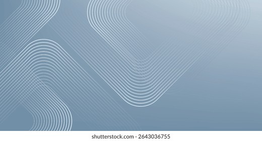 Abstractas líneas hexagonales sobre fondo gris. Diseño geométrico del arte de la línea de la raya para el cartel, folleto, cubierta, Sitio web, Anuncio