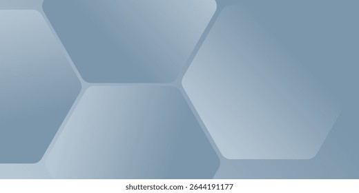 Abstractas líneas hexagonales sobre fondo gris. Diseño de arte de línea de rayas geométricas moderno