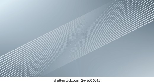 Abstract hexagon lines on gray background. Geometric stripe line art design modern