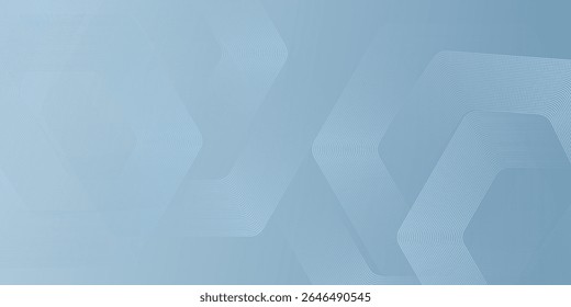 Abstract hexagon lines on gray background. Geometric stripe line art design modern.eps10