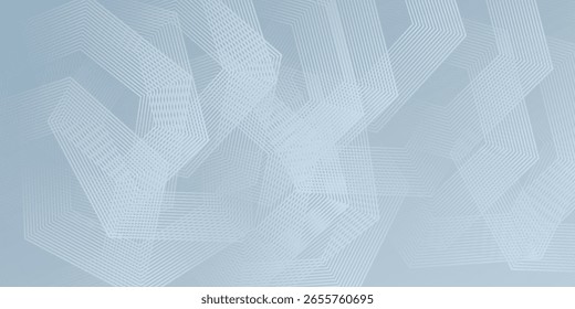 Líneas Abstractas del hexágono en diseño gris del fondo simple
