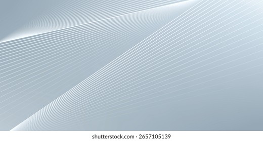 Abstractas líneas hexagonales sobre fondo gris. Diseño de arte de línea de rayas geométricas moderno