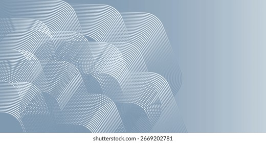 Abstrakte Sechsecklinien auf grauem Hintergrund. Geometrische Streifenlinie Art Design modern