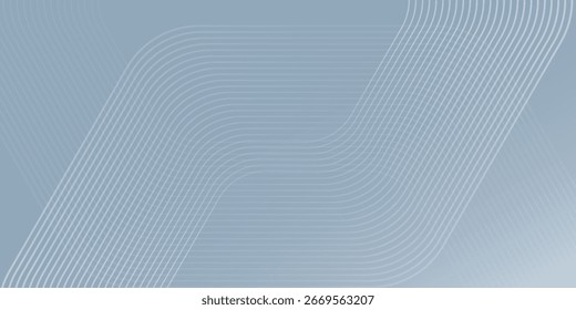 Abstract hexagon lines on gray background.  Gradient geometric mnimalist good