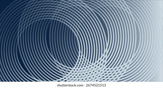 Abstract hexagon lines on gray background. Geometric stripe line art design modern