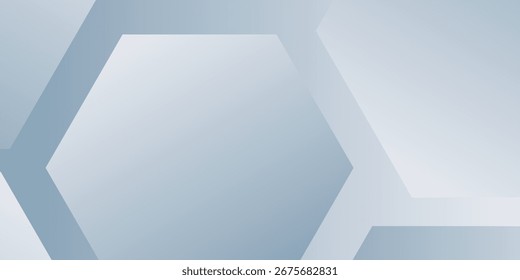 Abstract hexagon lines on gray background. Geometric stripe line design modern simple