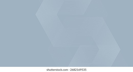 Abstract hexagon lines on gray background natural art. Modern simple good nice